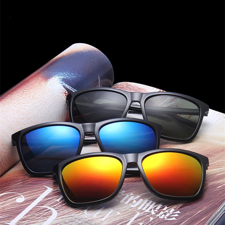 Net Red Street Shooting Colorful Reflective Mercury Sunglasses