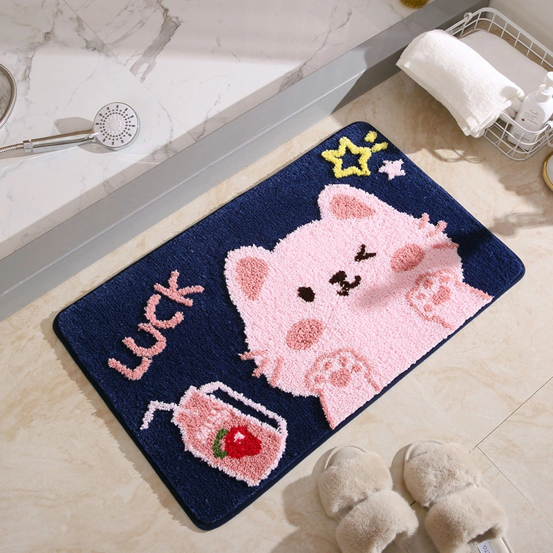 Cute Cartoon Floor Entrance Living Room Bathroom Non-slip Mat