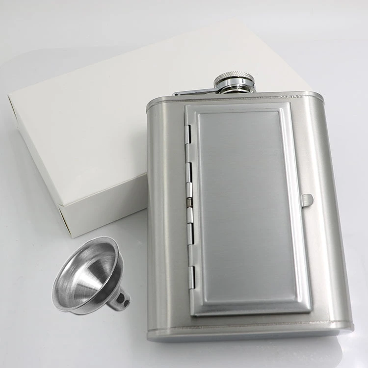 Stainless Steel Jug And Cigarette Case Set