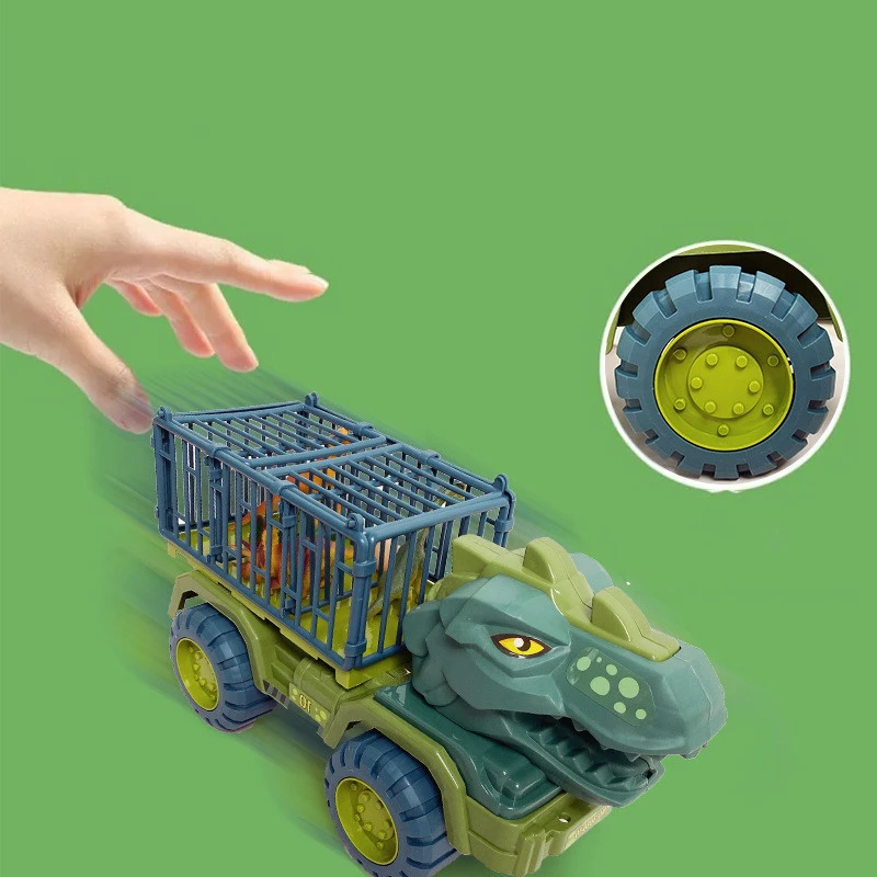 Children's Toy Car Dinosaur Engineering Vehicle Digging Transport Truck