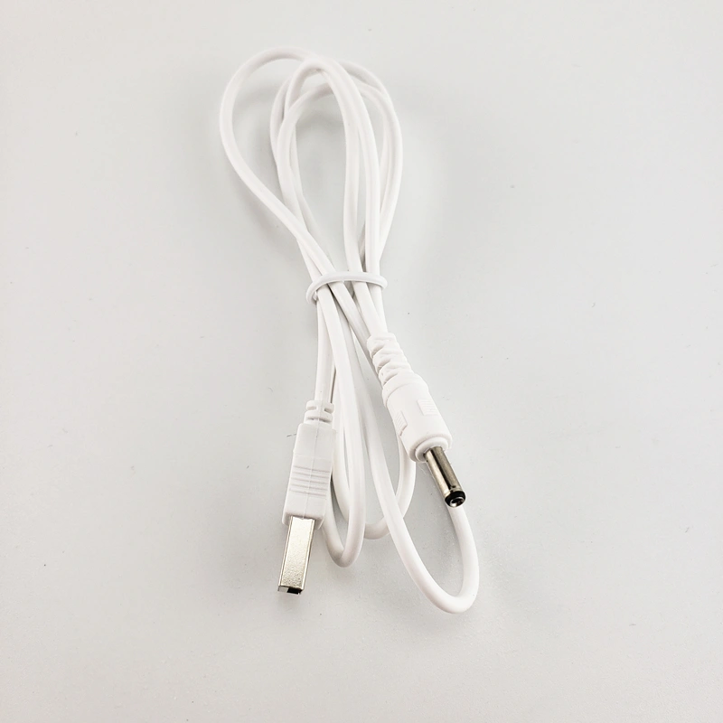 USB To DC White Power Cable