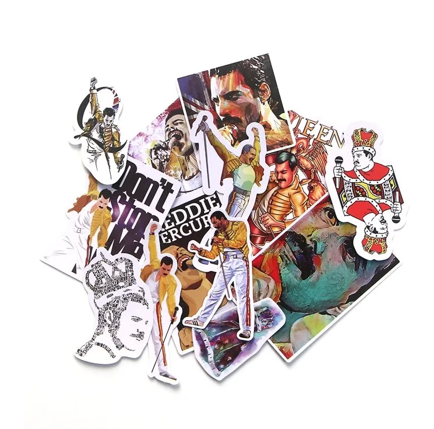 13pcs Of Musical Sticker For Rock Fan