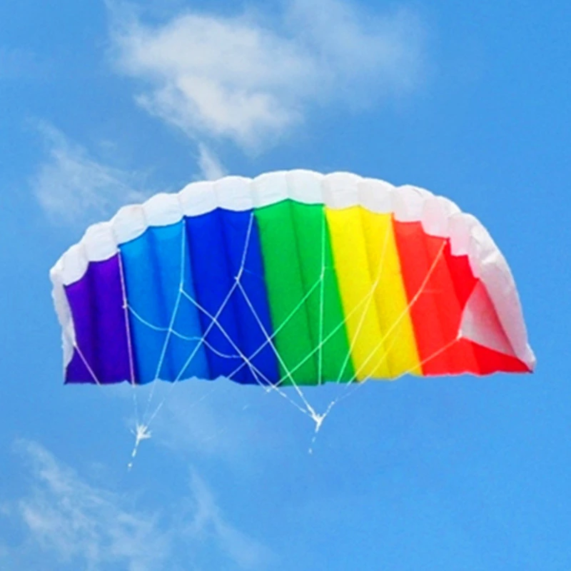 Two-line software rainbow kite