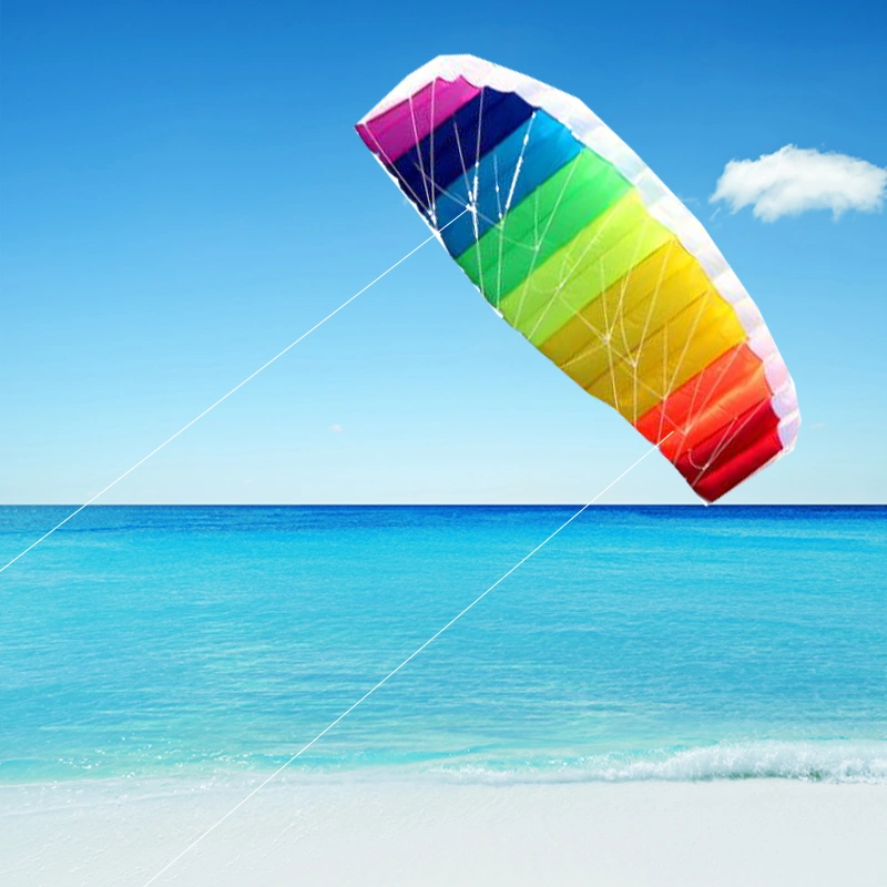 Two-line software rainbow kite