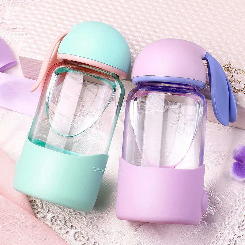 Water glass rabbit ear glass