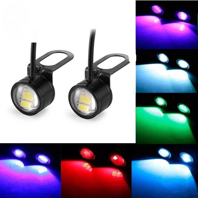 Motorcycle LED Mirror Light Eagle Eye Light Ghost Fire Color Light Retrofit Lights