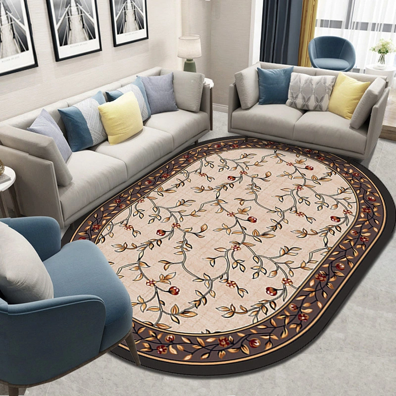 European Retro Style Living Room Coffee Table Carpet