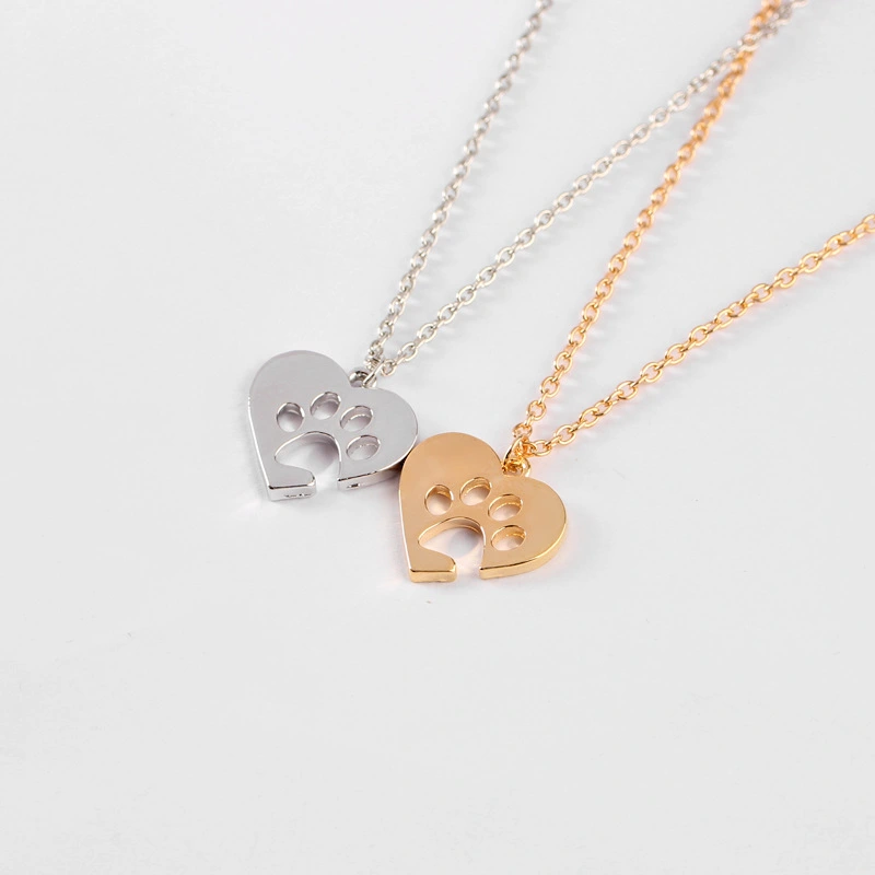 Hollow Heart Necklace Short Collarbone Chain