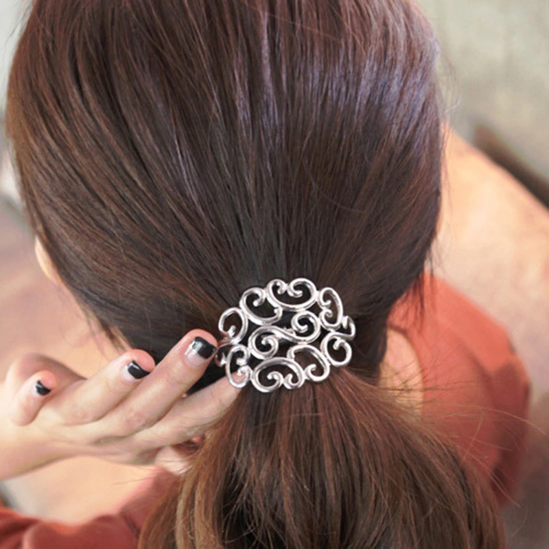 Women's Fashion Ruyi Pattern Alloy Hair Band