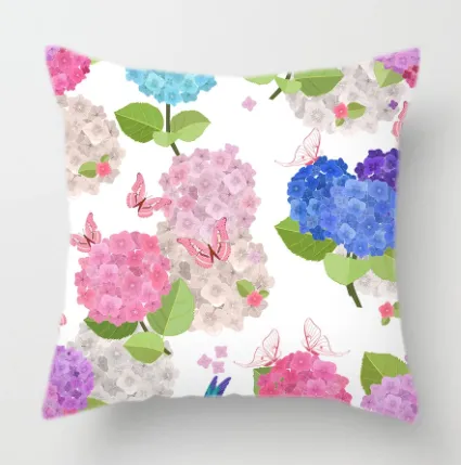 Pillowcase Peach Skin Sofa Cushion Lumbar Pillow