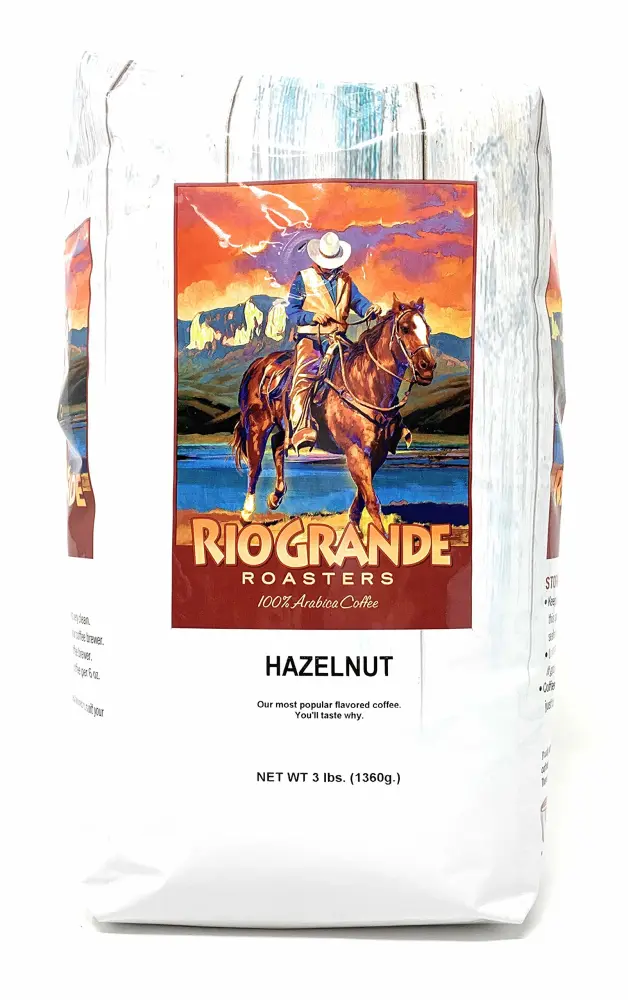 Hazelnut - Rio Grande Roasters 3 Lb. Bag Whole Bean Coffee