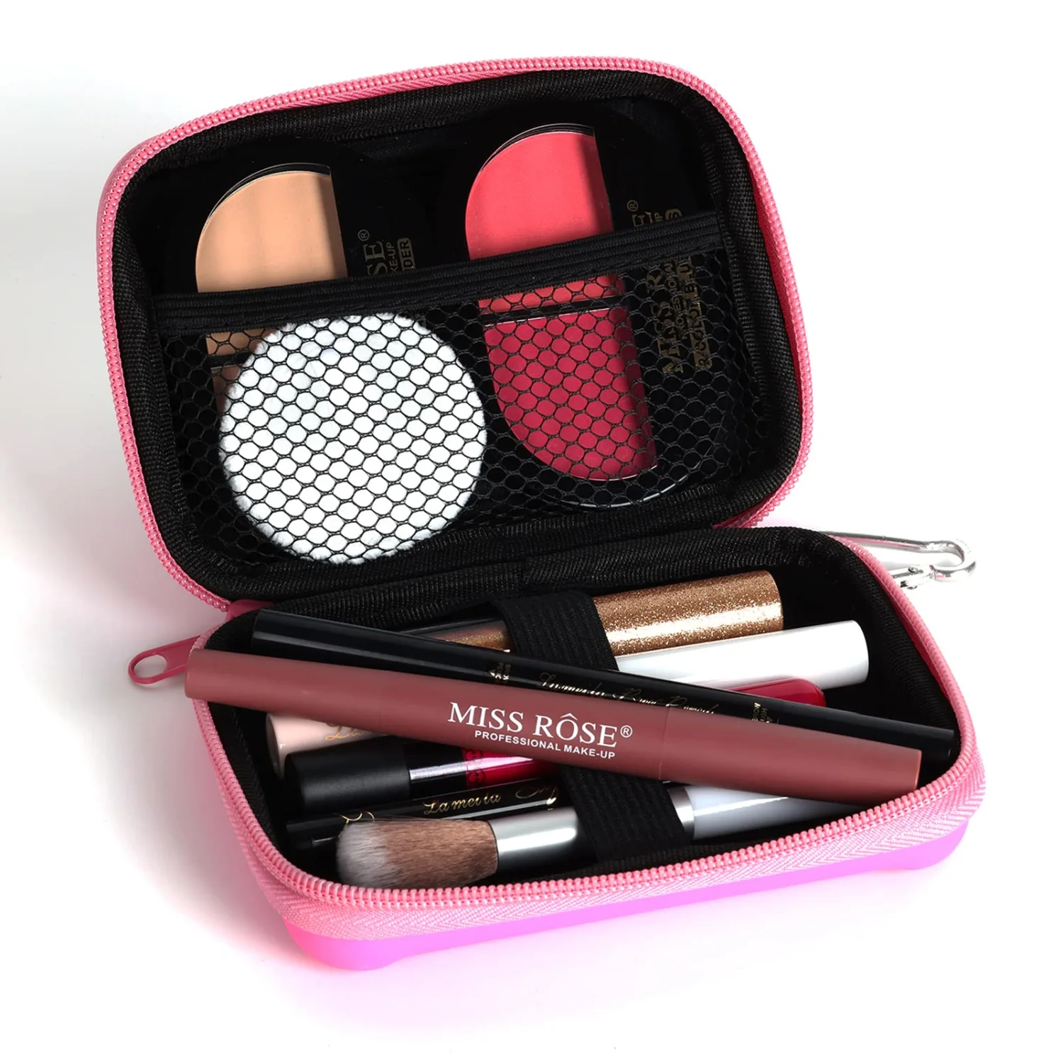 All in One Makeup Kit for Women - Full Professional Kit With Pressed Powder, Blush, Eyeliner, Eyeshadow, Mascara, Lip Gloss and Lipstick (Pink)