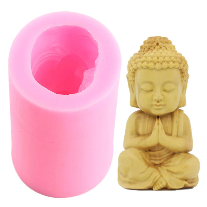 Three-dimensional Creative Buddha Statue Silicone Mold