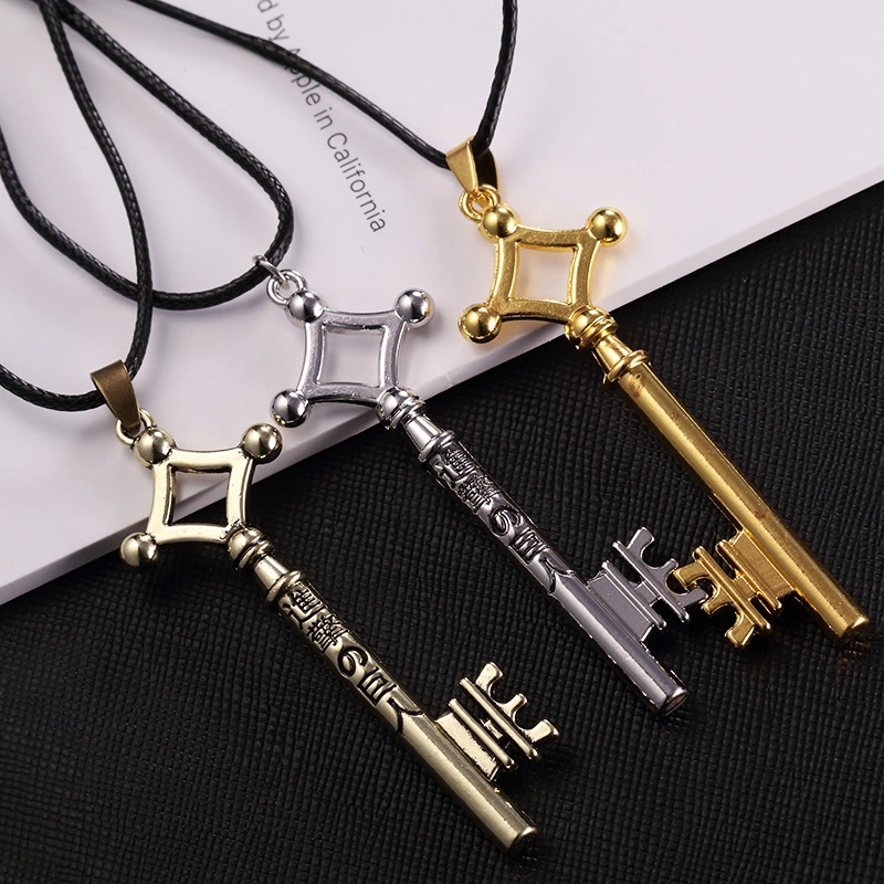 Cartoon Hot Pendant Key Necklace Jewelry