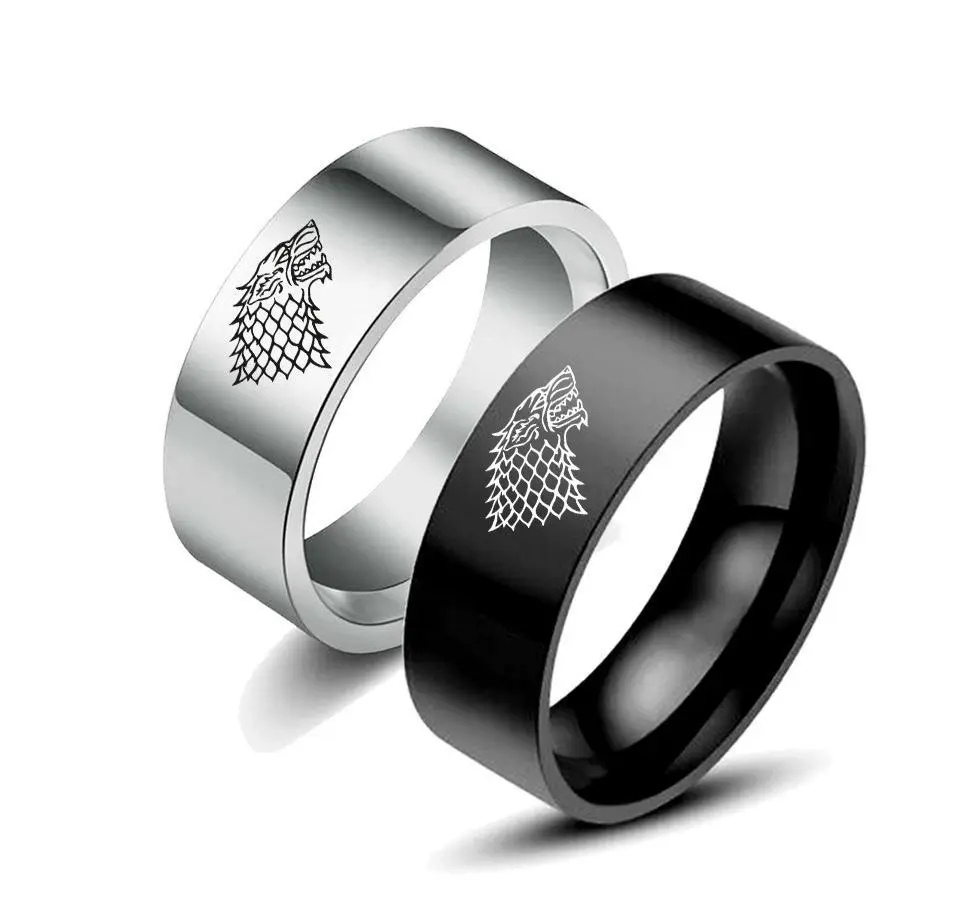 Direwolf Stainless Steel Ring