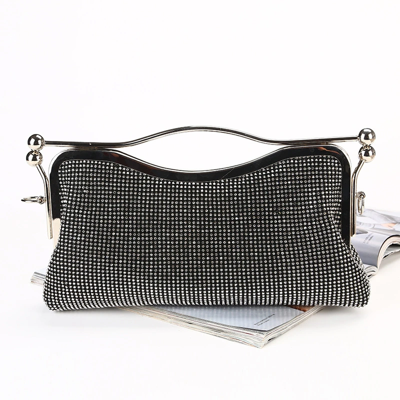 New Fashion Diamond Clutch Ladies Large Capacity Chain