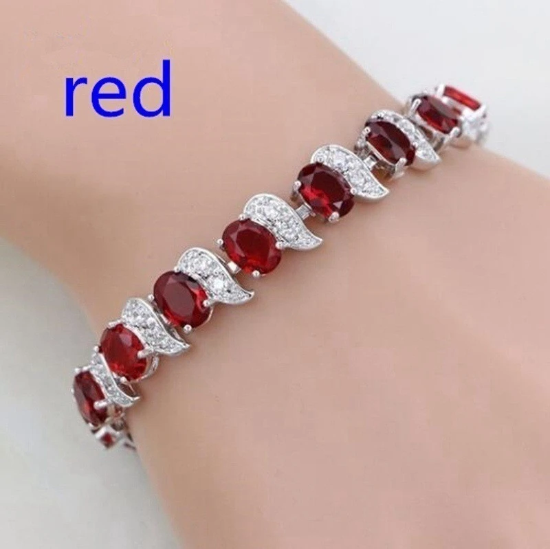 Meniscus Color Jewelry Zircon Bracelet Ladies