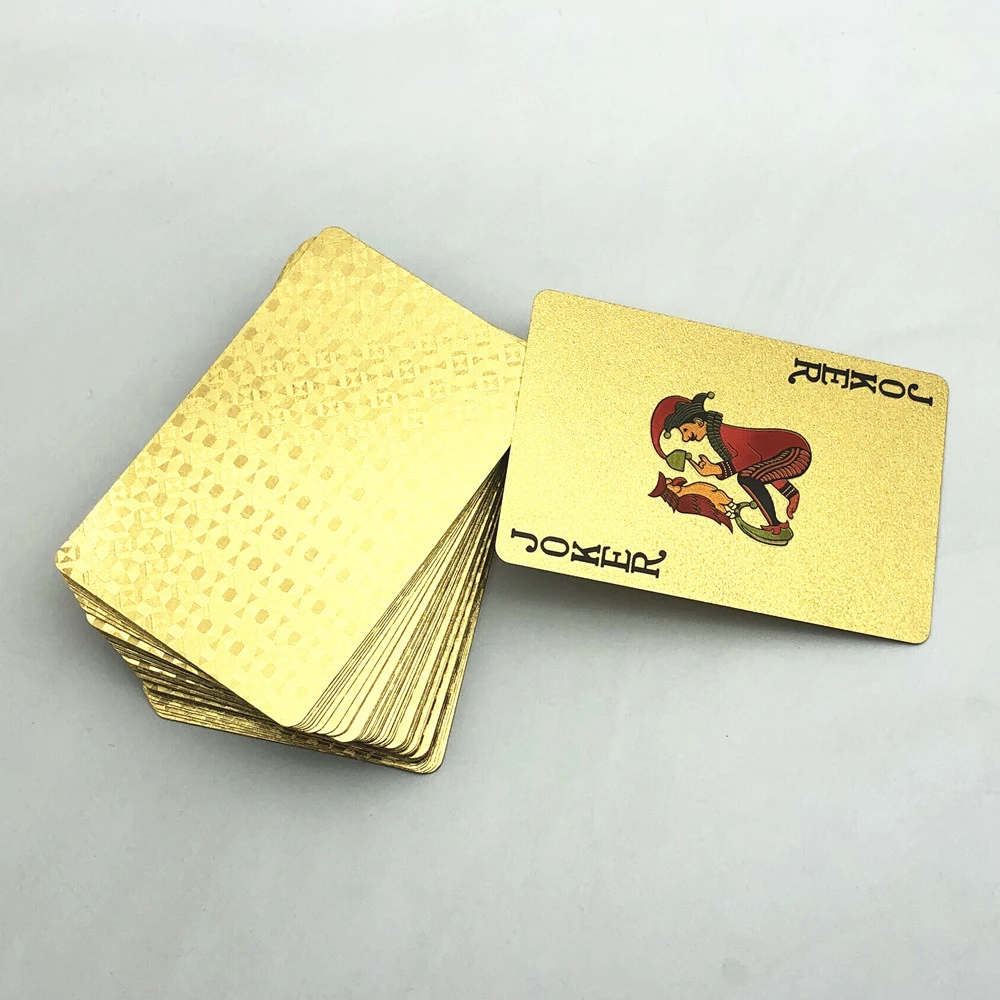 Fashion Playing Cards Local Tyrant Gold Waterproof