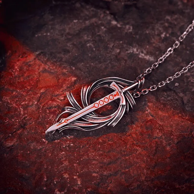 Necklace Sword Of Victory Pendant Simple Student