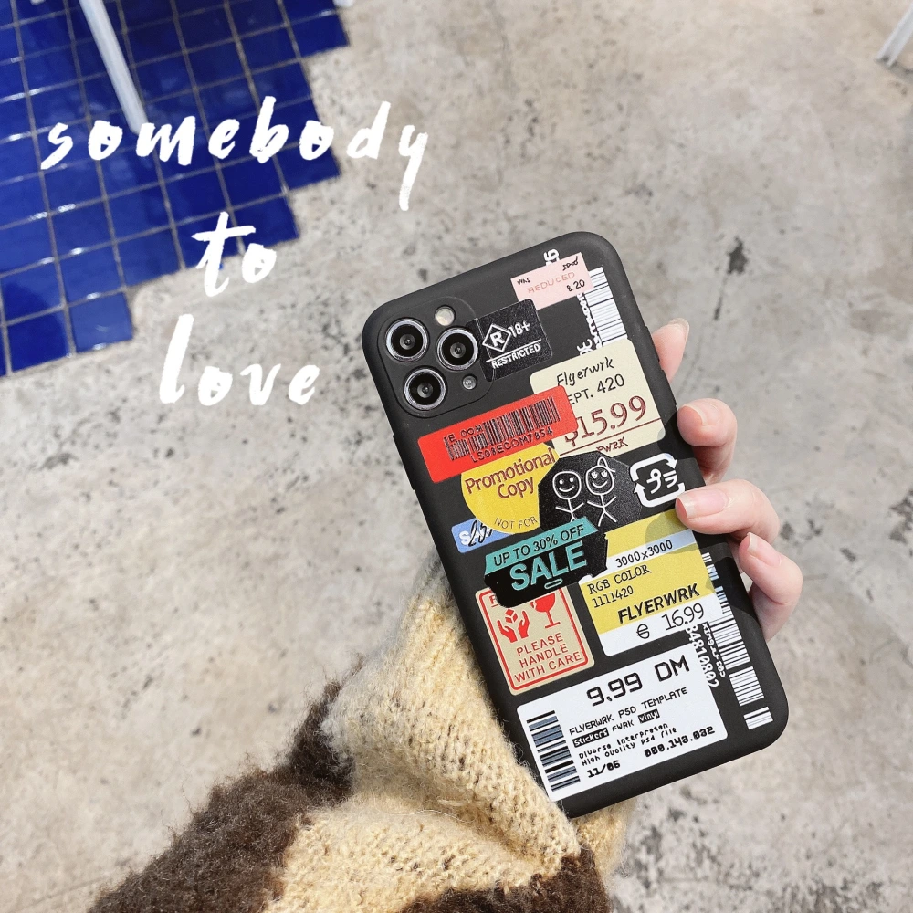 Candy TPU Graffiti Phone Case Cover