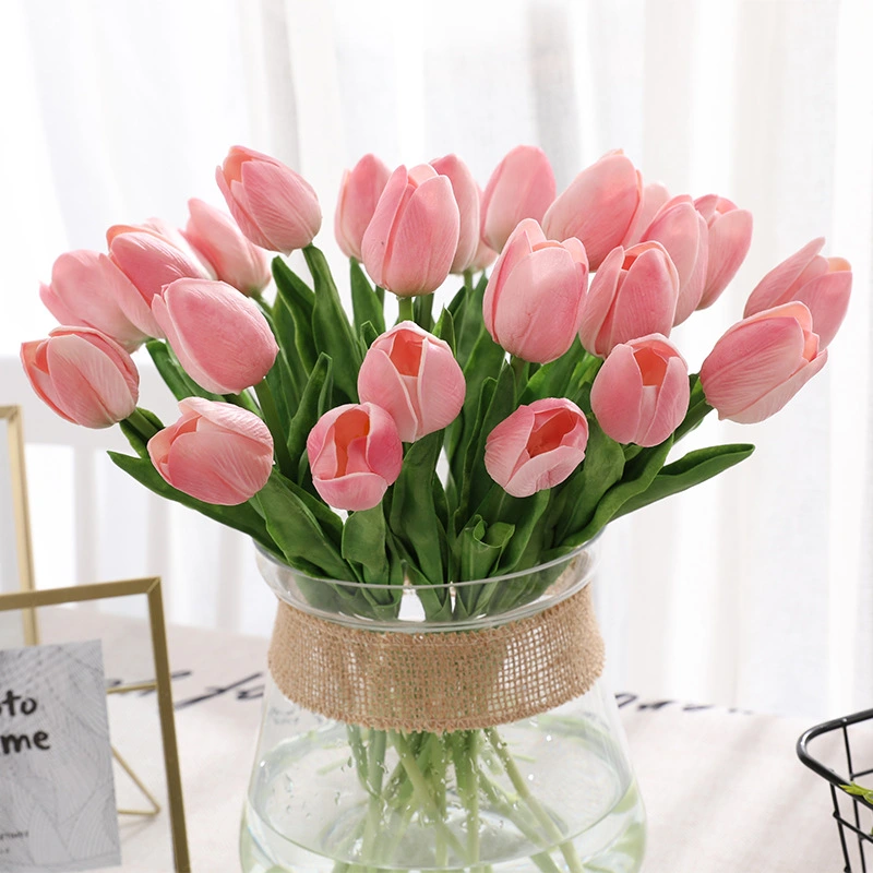 Tulip Artificial PU Real Touch Flowers Home Decoration Flowers