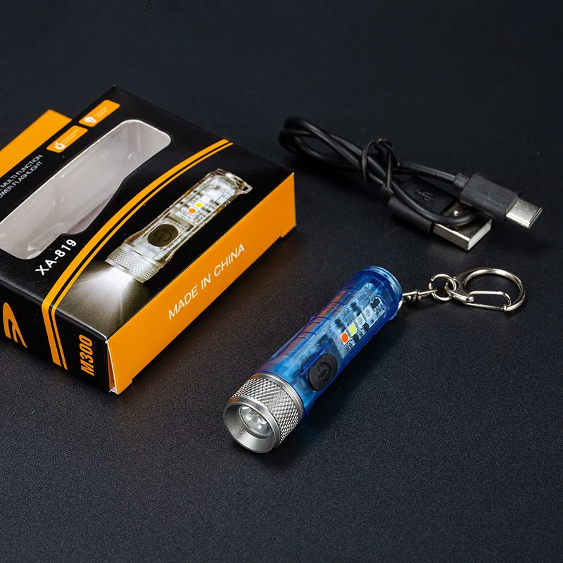 Small Flashlight Keychain  Strong  Ultra-light Portable