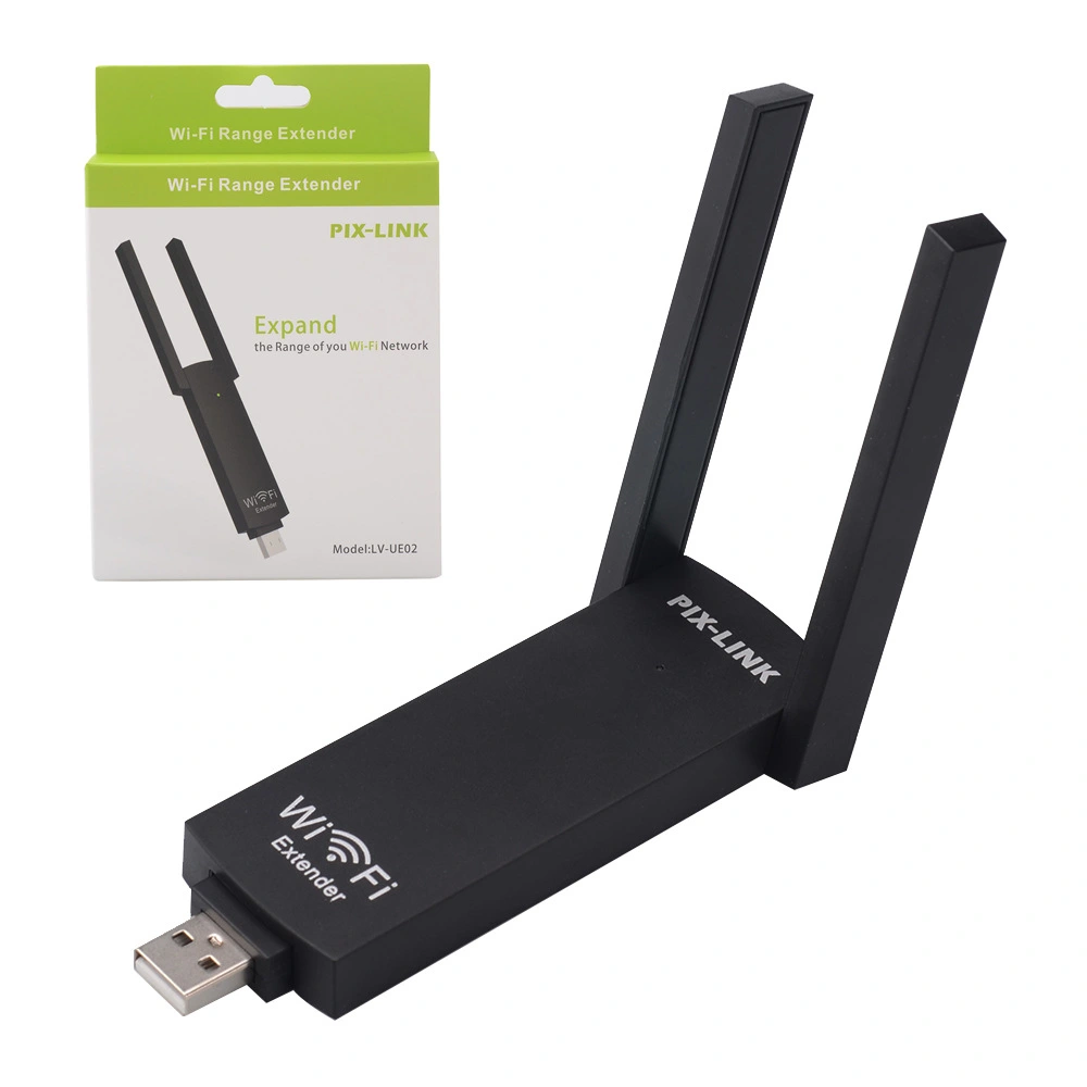 WiFi Signal Amplifier USB Wireless Repeater Dual Antenna Wireless Routing Extender