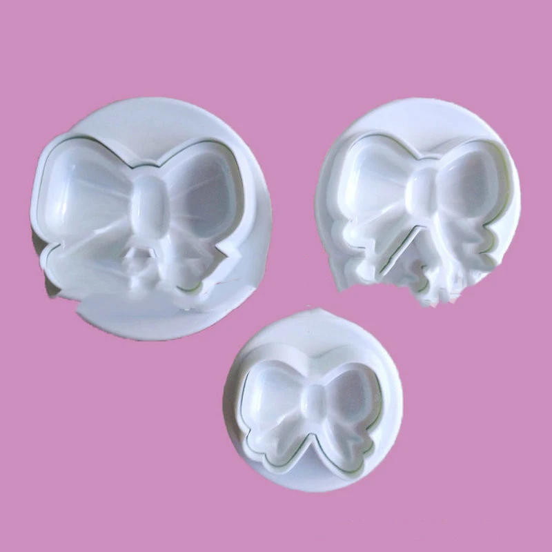 Fondant Cake Bow Shape Biscuit Mold