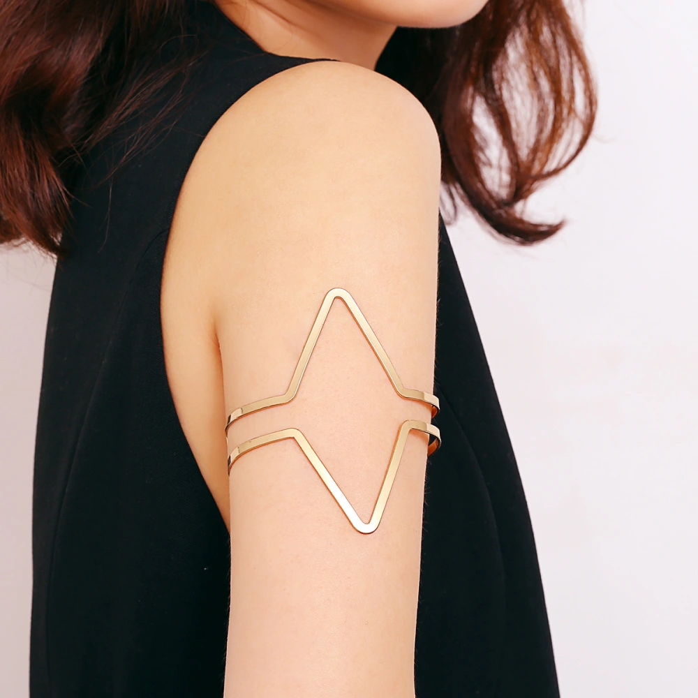 Jewelry Fashion Exaggerated Geometric Triangle Arm Bracelet