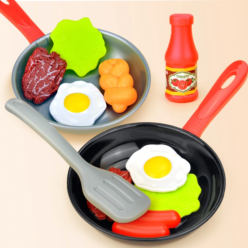 Children Play House Pan Spatula Steak Kitchen Toy Set