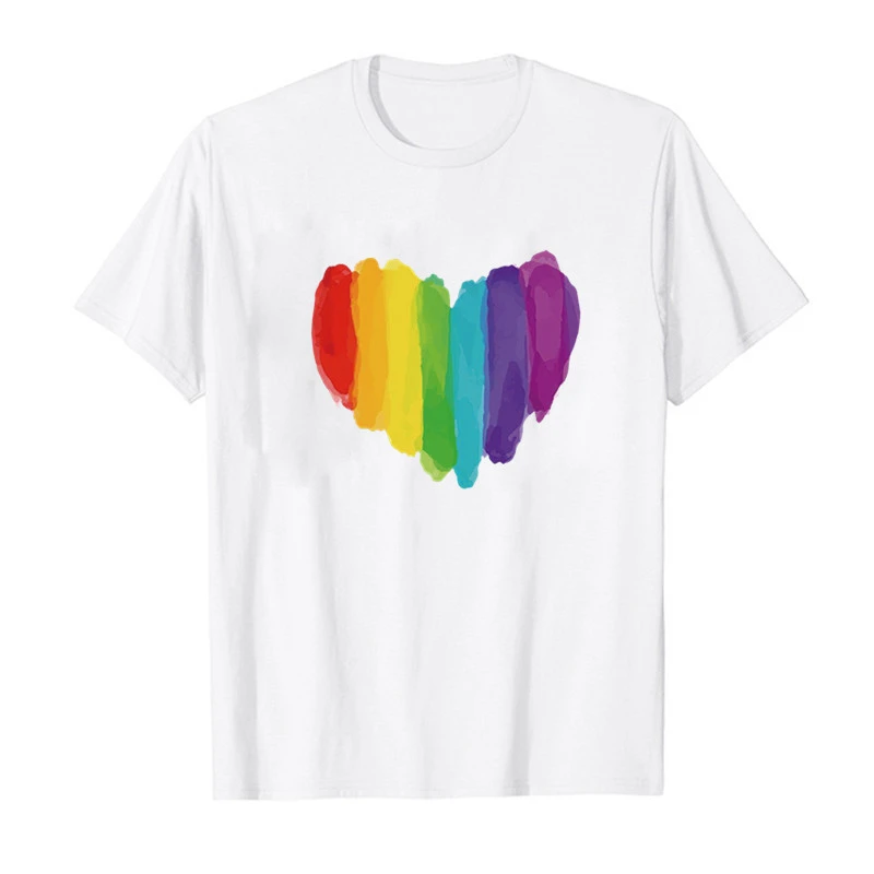 European And American Valentine's Day Love Women's Printed Wear Short Sleeve T-shirt Top