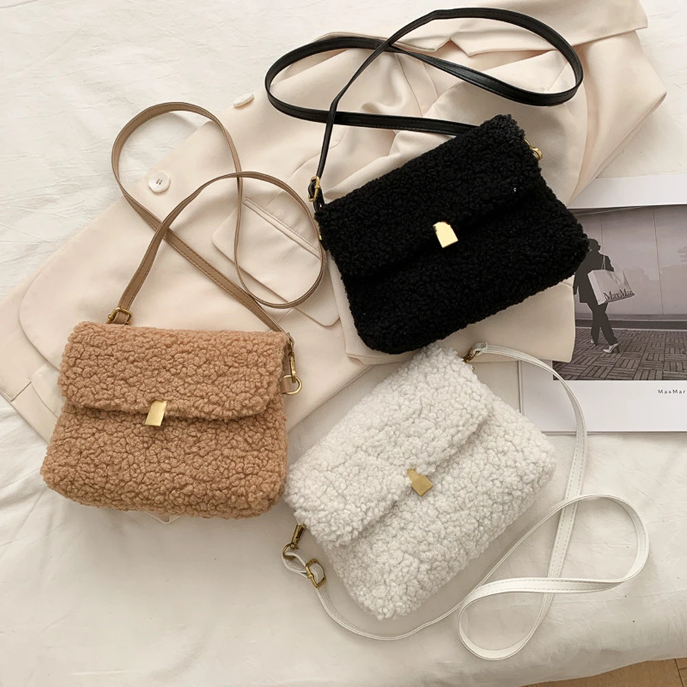 Women's Trendy Fashionable Plush Small Bag