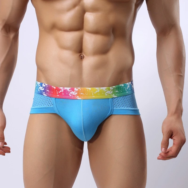 Men's Underwear Wholesale Low Waist Briefs Modal Mesh Breathable Men's