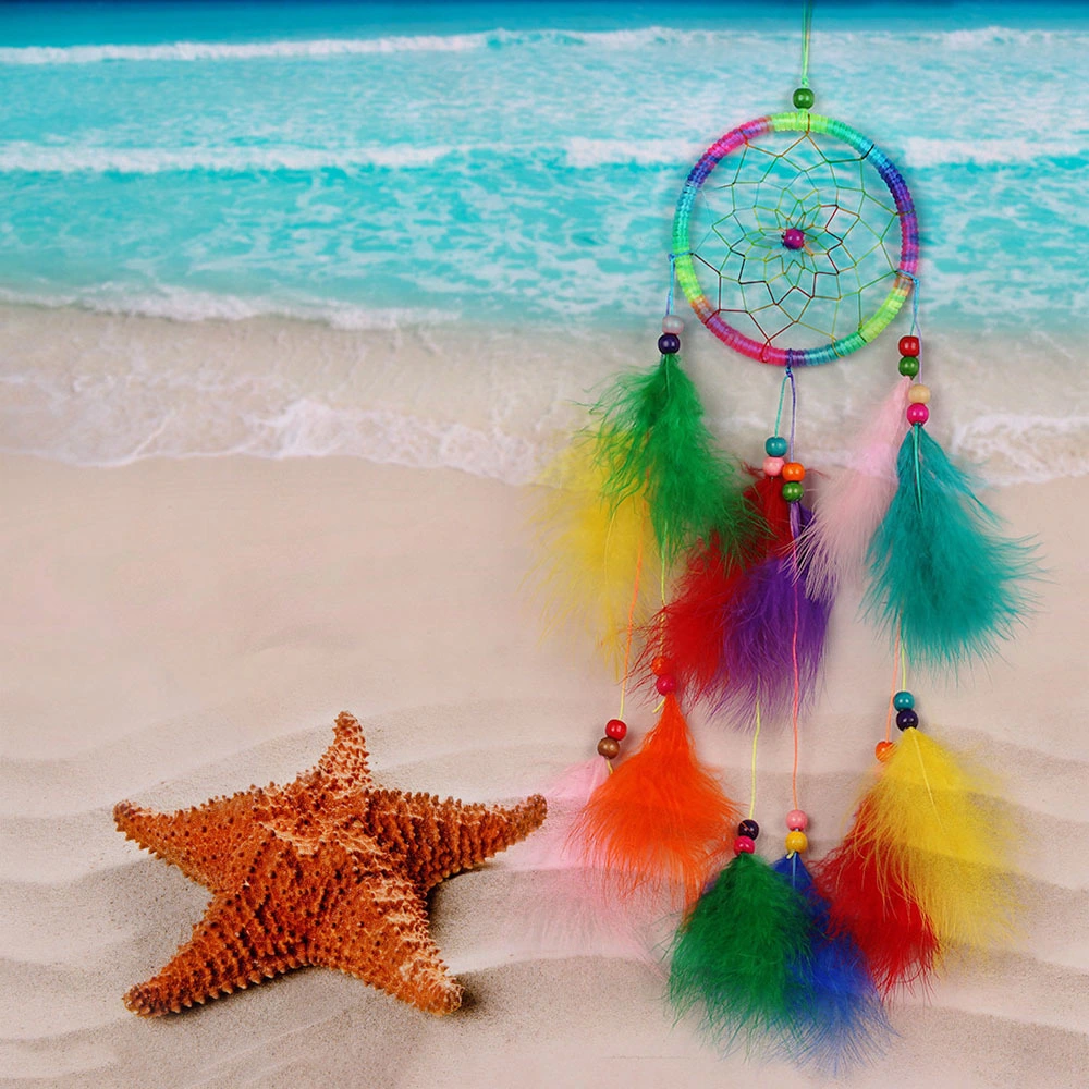 Creative Feather Wind Chimes Ornaments Dreamcatcher