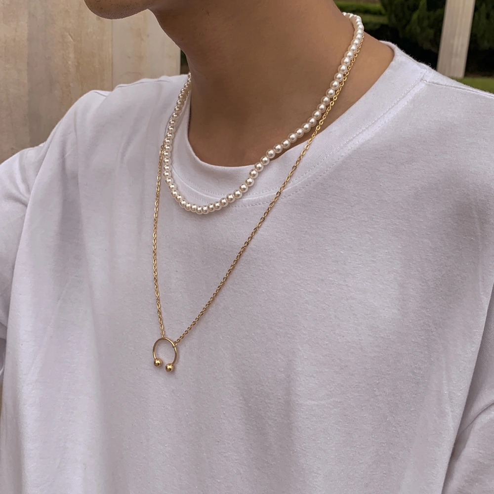 Simple Men's Street Hip Hop Trend Necklace