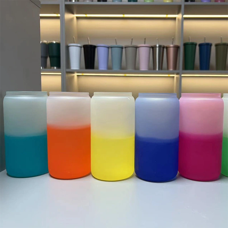 Home Fashion Simple Gradient Color Sublimation Glass