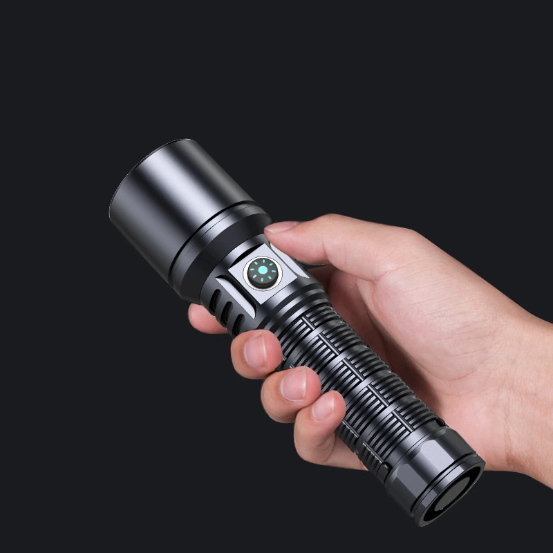 Outdoor Long-range Strong Light Portable Multi-function Flashlight