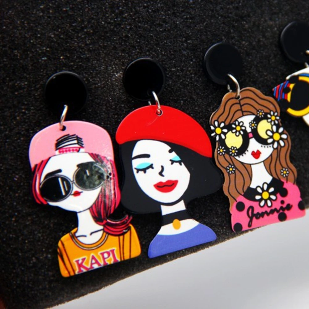 Fashion Earrings Harajuku Cute Cartoon