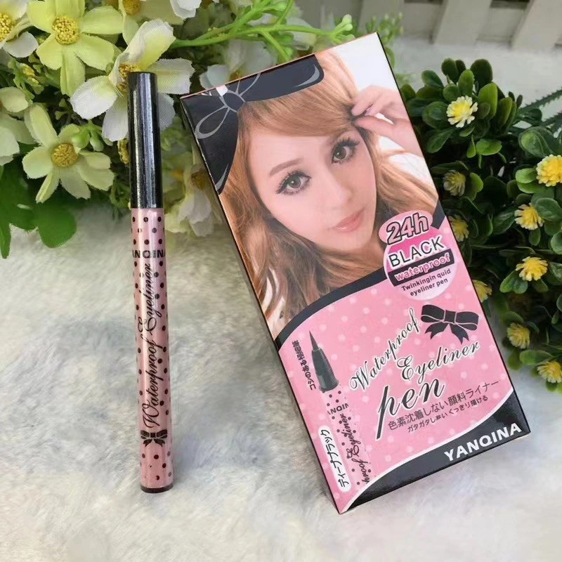 Polka Dot Water-based Eyeliner Waterproof Not Smudge Liquid Eyeliner Hard Head