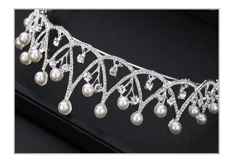 Crown Headdress Bride Elegant Wedding Crown Birthday Headband