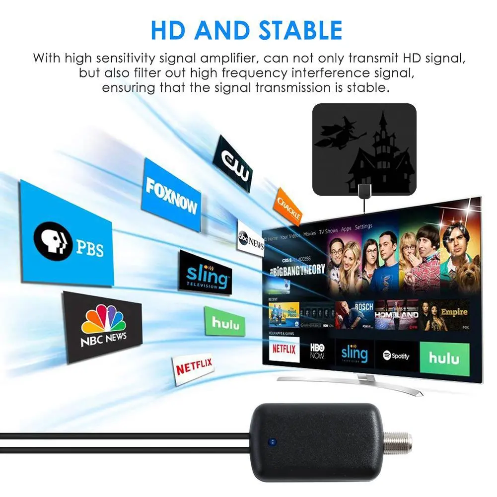 Halloween Indoor And Outdoor Digital Tv Antenna