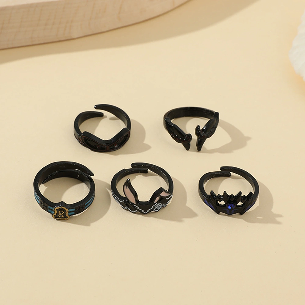 Fashion Personality Retro Wizard Ring Set