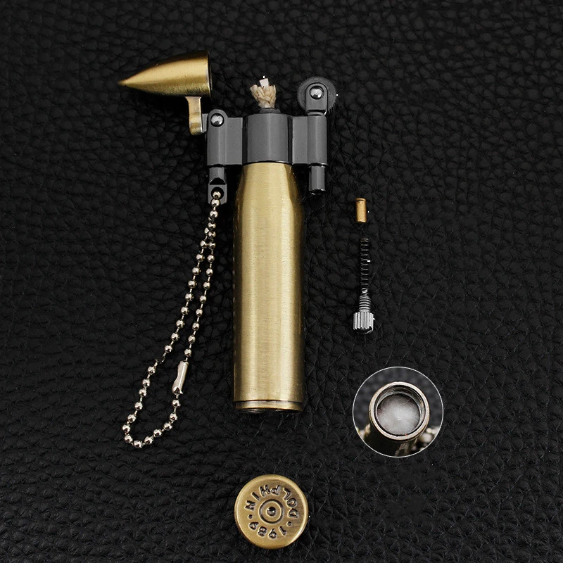 Creative Personality Model Metal Smoking Set Small Grinding Wheel Lighter