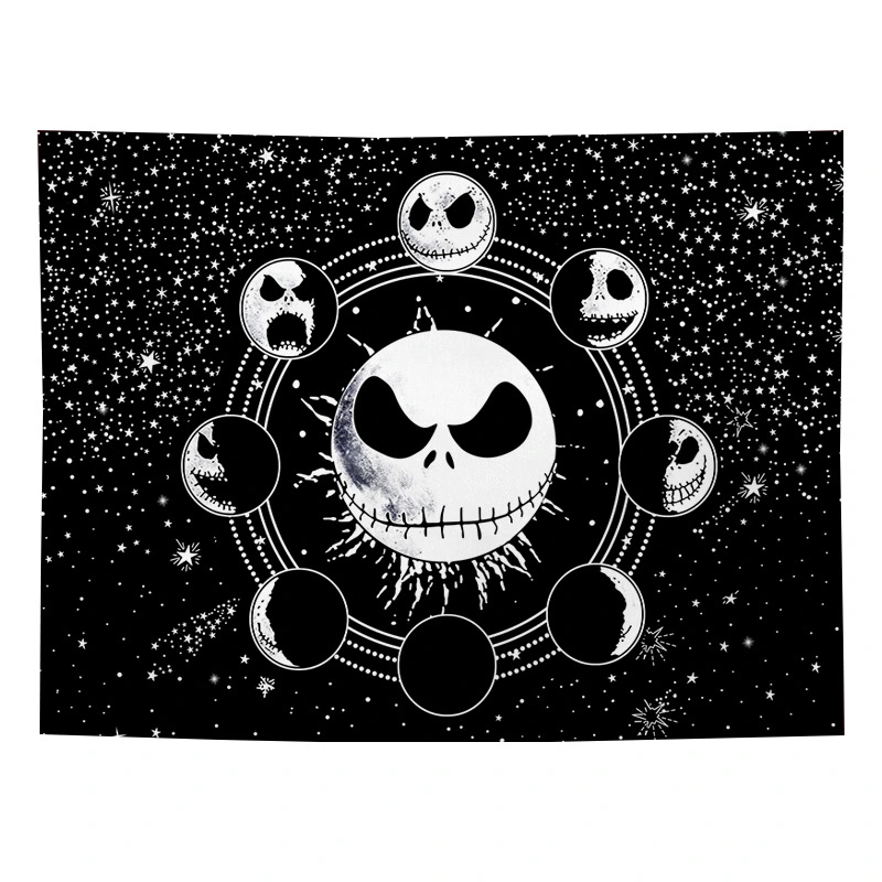 Skull Tapestry Bedroom Home Background Hanging Cloth