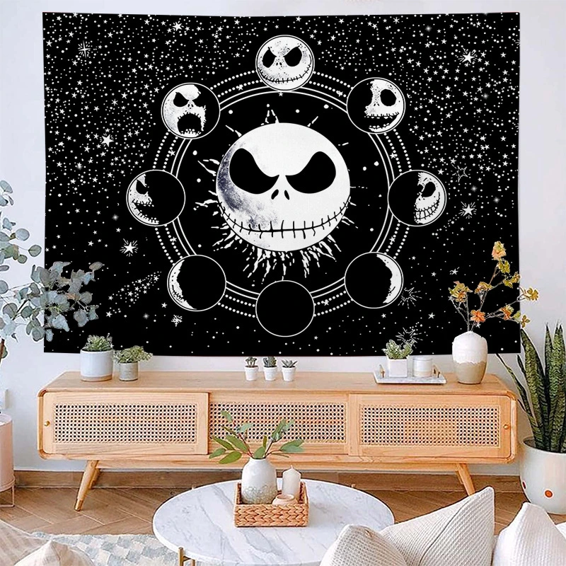 Skull Tapestry Bedroom Home Background Hanging Cloth