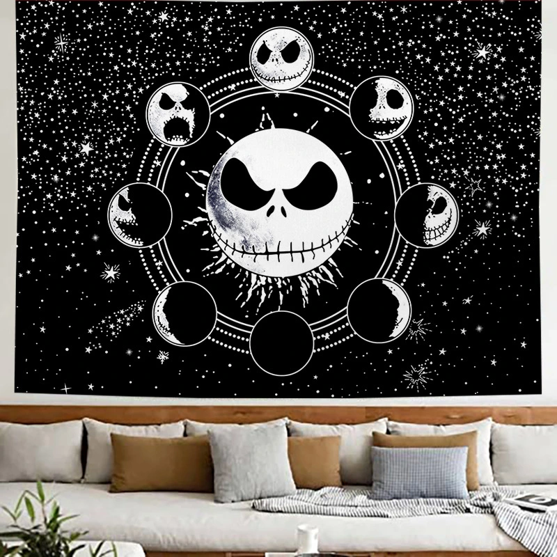 Skull Tapestry Bedroom Home Background Hanging Cloth