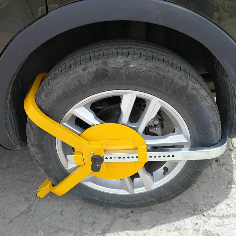 Car Tire Lock Convenient Operation Small Three Fork Wheel Lock Tire Lock Car 34kg Security Lock