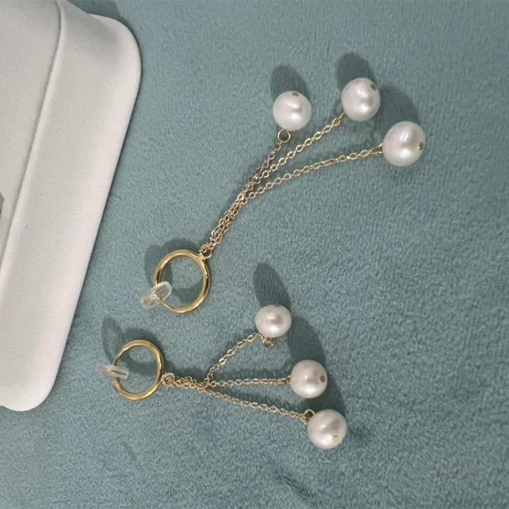 Natural Freshwater Women's Pearl Earrings