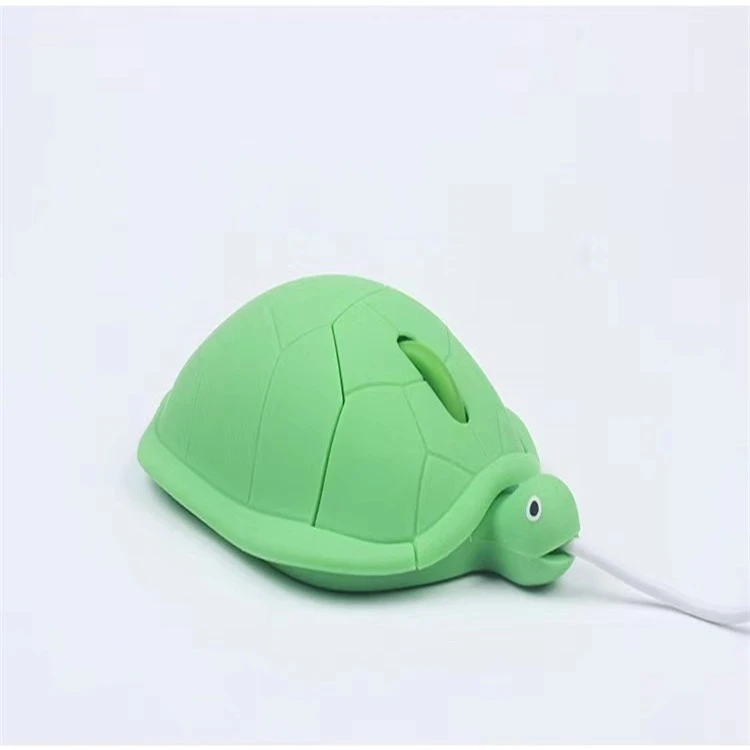 Cross-border E-commerce Wired Turtle Mouse, Animal Mouse, Rose Gold Mouse, H-L021 Green Turtle Mouse