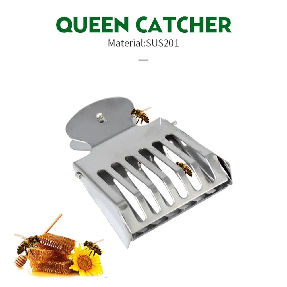 Beekeeping Stainless Steel Book Clip King Cage Bee Control